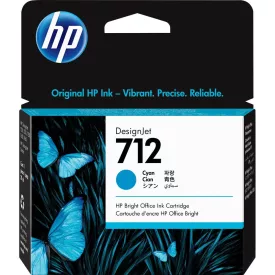 HP 712 3ED67A cyan eredeti tintapatron