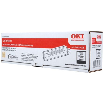 Oki C810, 830 fekete eredeti toner