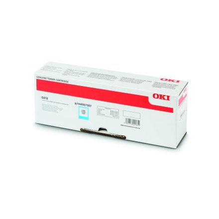 Oki C612 cyan eredeti toner