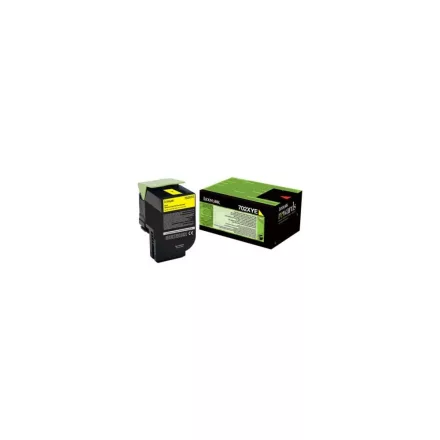 Lexmark CS510 [70C2XYE] sárga eredeti toner