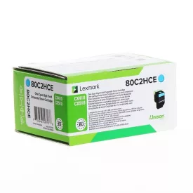 Lexmark CX410 [80C2HCE] cyan eredeti toner