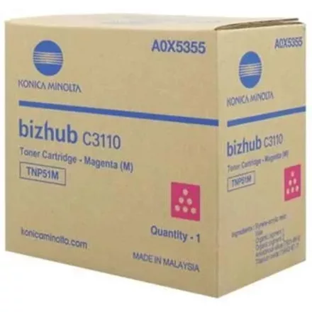 Minolta Bizhub TNP-51 magenta eredeti toner