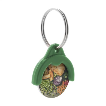 Token kulcstartós bevásárlókocsi érme