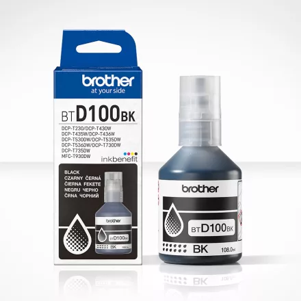 Brother BTD100 fekete eredeti tinta