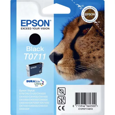 Epson T0711 fekete eredeti tintapatron