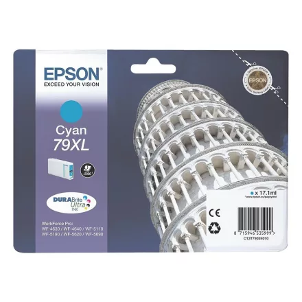 Epson 79XL T7902 cyan eredeti tintapatron
