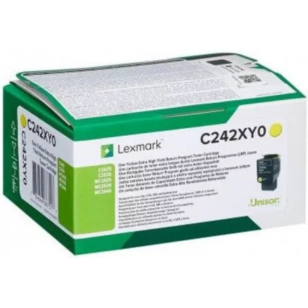 Lexmark C2535 [C242XM0] sárga eredeti toner