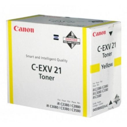 Canon EXV-21 sárga eredeti toner