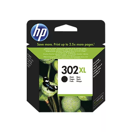 HP 302XL F6U68AE fekete eredeti tintapatron