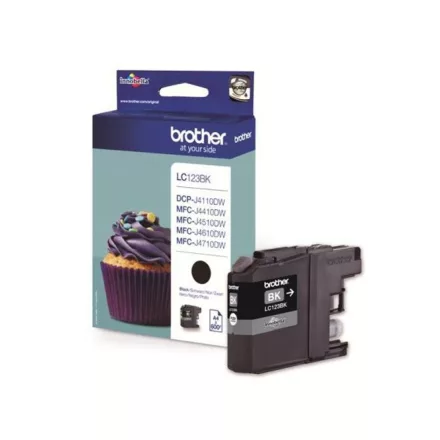 Brother LC123 fekete eredeti tintapatron