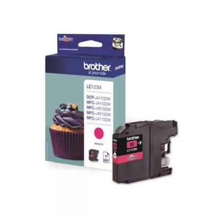 Brother LC123 magenta eredeti tintapatron