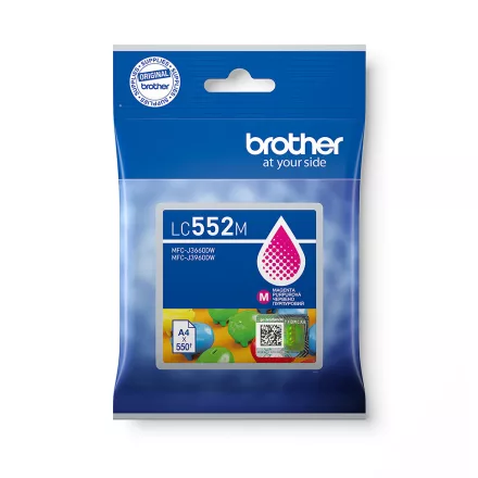 Brother LC552 magenta eredeti tintapatron