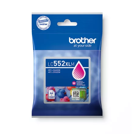 Brother LC552XL magenta eredeti tintapatron