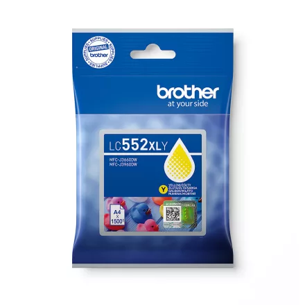 Brother LC552XL sárga eredeti tintapatron