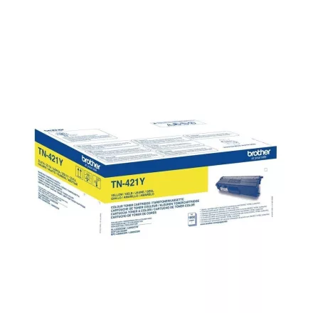 Brother TN-421 sárga eredeti toner